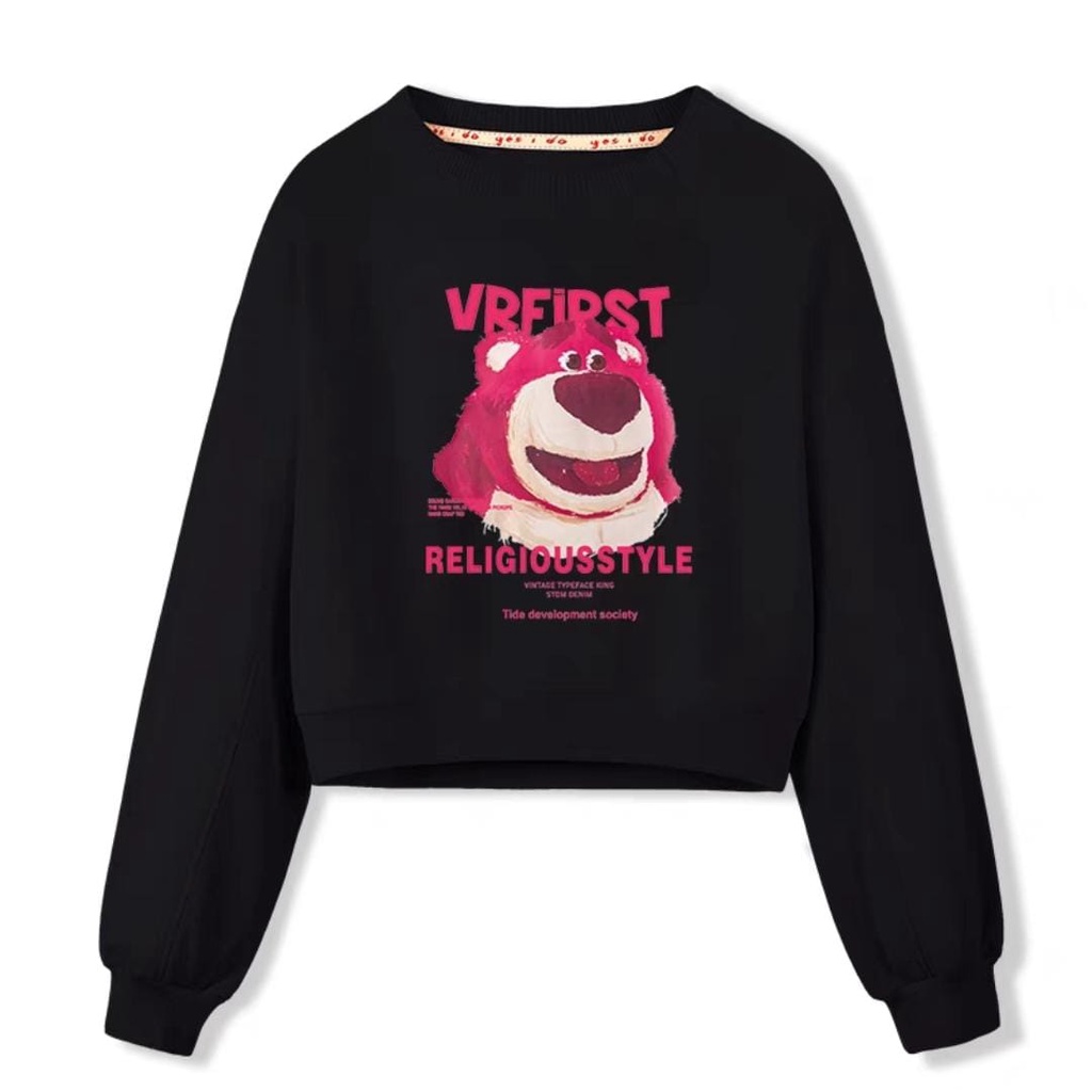 FIRST LOTSO BEAR STYLE SWEATER WANITA MOTIF BERUANG (V1)