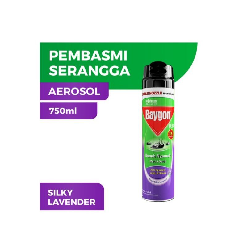 Baygon insektisida spray Lavender 750ml