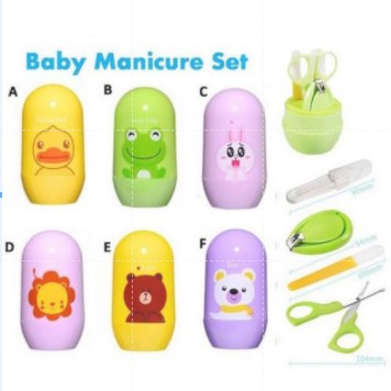 Manicure Set Perlengkapan Kebersihan Kuku Bayi / Gunting / Capit Kuku / Pinset