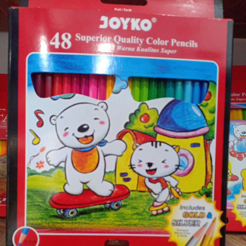 

Pensil warna Joyko 48 warna