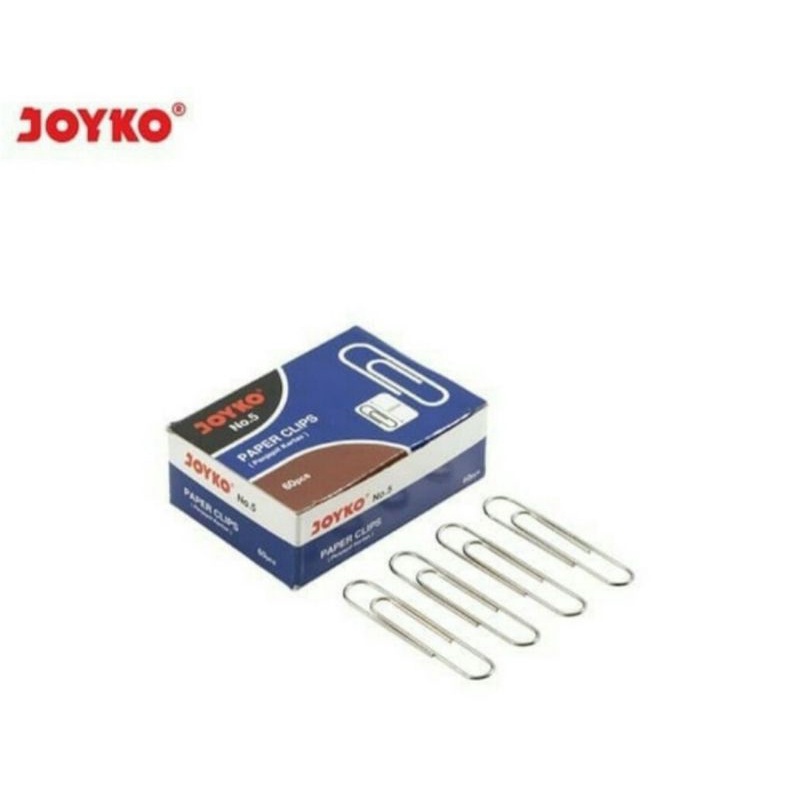 

Joyko Jumbo Clip No. 5 - Paper Clip - Penjepit Kertas
