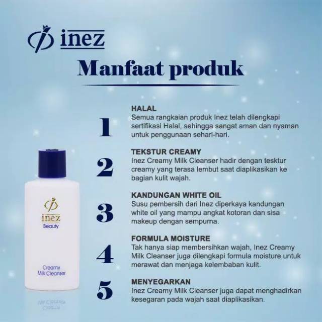 ❤️GROSIR❤️ INEZ Creamy Milk Cleanser