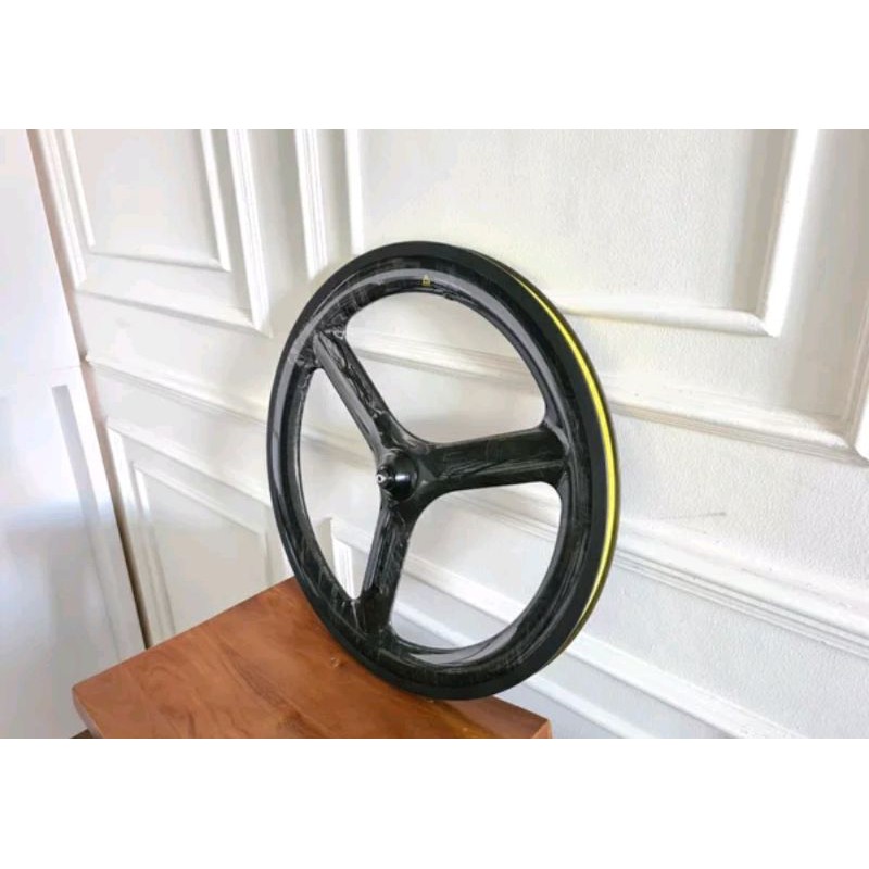 Rims Wheelset Carbon Roda 451 atau 22 inch alias 20 x 1 3-8 . 20 plus front depan rim brake cocok minivelo sepeda lipat seli folding bike mini velo velg sepeda carbon