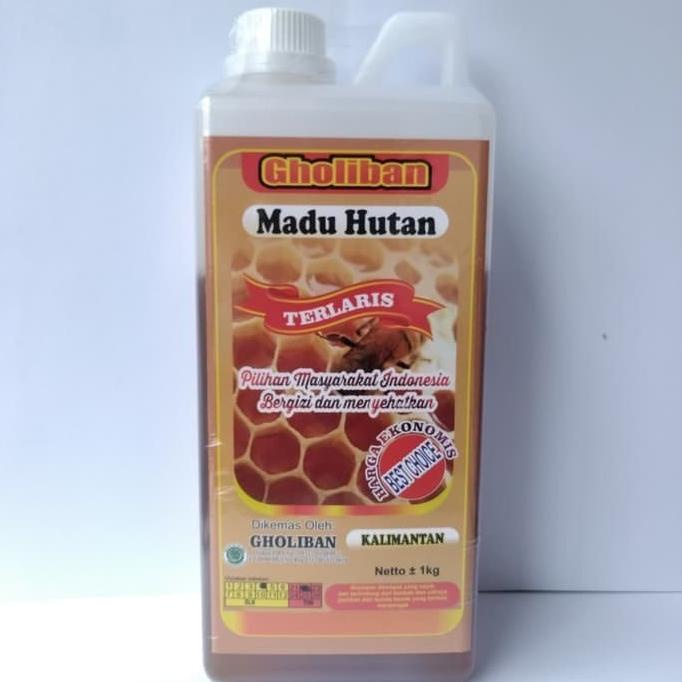 

[COD] Madu Hutan Kalimantan Gholiban Plus Bee Pollen Dan Royal Jelly 1 Kg [COD]