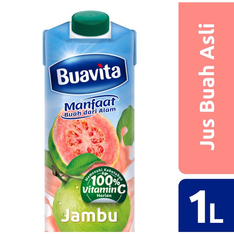 Buavita Jus Buah Asli 1000ml//Buavita All Variant 1000ml//Buavita