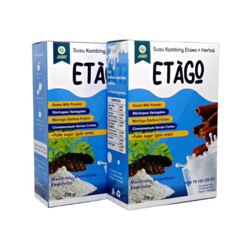 

ETAGO Susu Kambing Etawa + Herbal 200g Membantu Memelihara Kesehatan