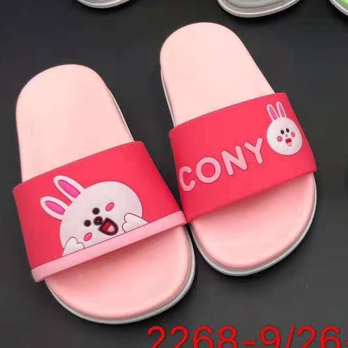 HappyOliver SANDAL BABYCONY Sandal selop karet lucu anak, Sandal anak unicorn lucu