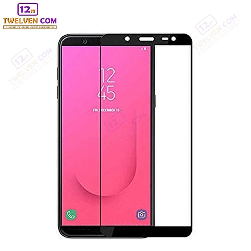 [FLASH SALE] zenBlade 5D Full Cover Tempered Glass Samsung Galaxy J8 (2018) - Hitam