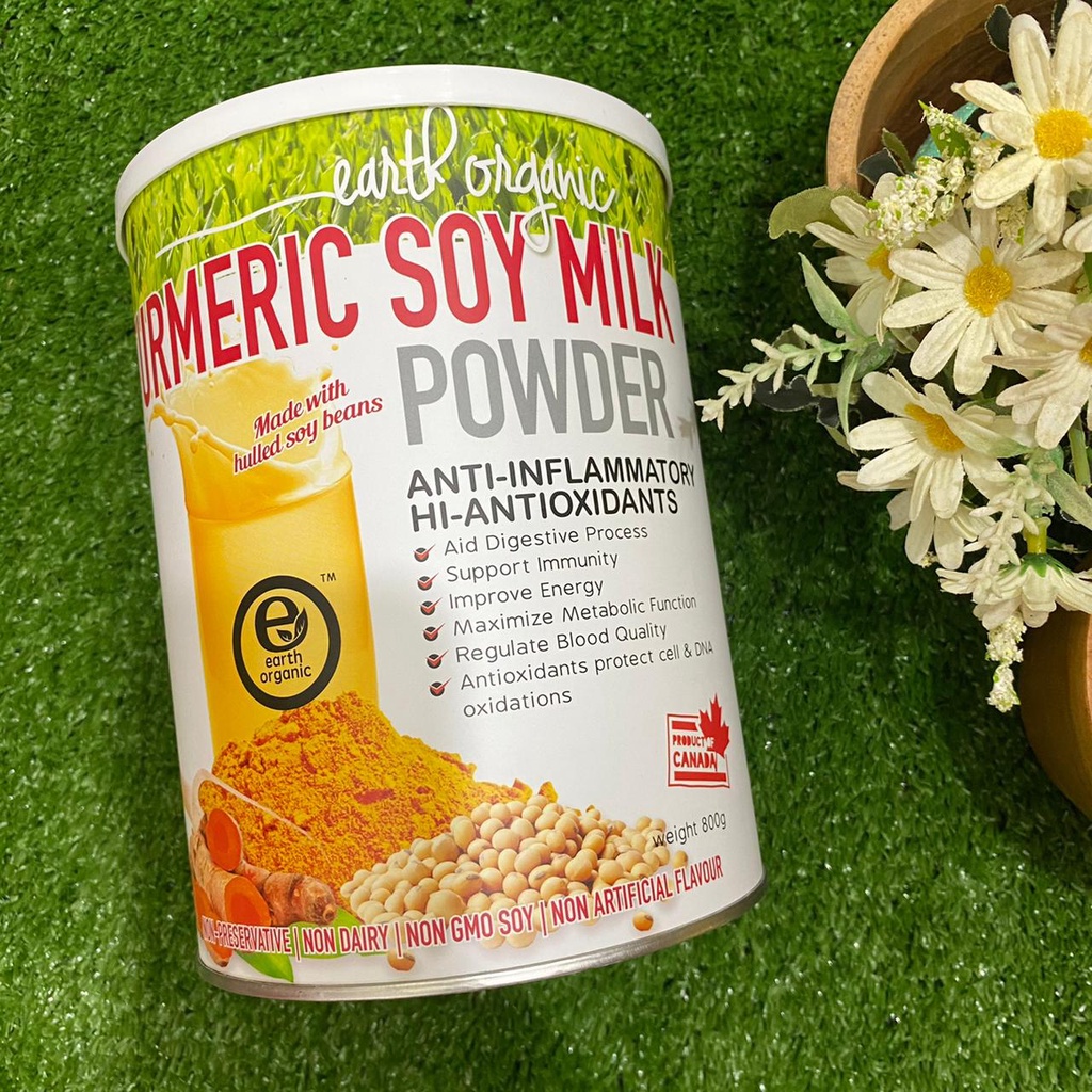 Earth Organic Turmeric Soy Milk Powder 800gr