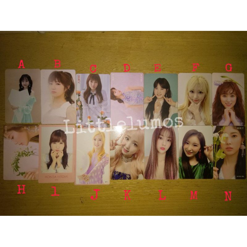 PHOTOCARD IZ*ONE
