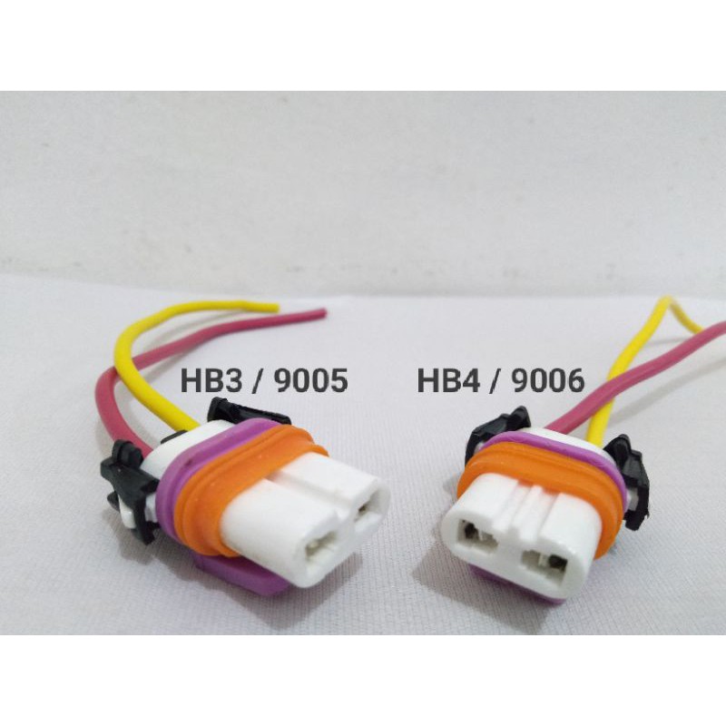 Soket Socket Rumah Lampu H11 H16 HB3(9005) HB4(9006) Phillips Hella Bosch Flosser 2 Kabel