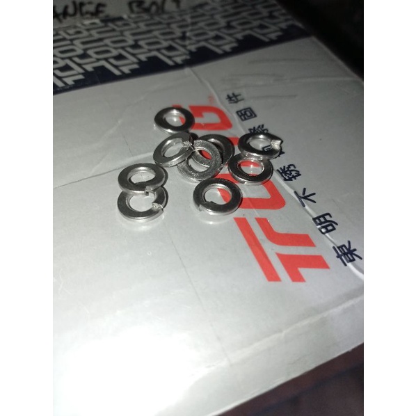 Ring ver M8 50pcs stainless 304