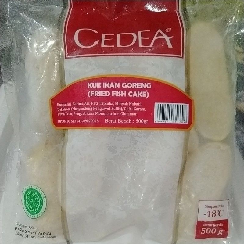 

CEDEA FISH CAKE KUE IKAN GORENG 500 GRAM - TASYA KITCHEN