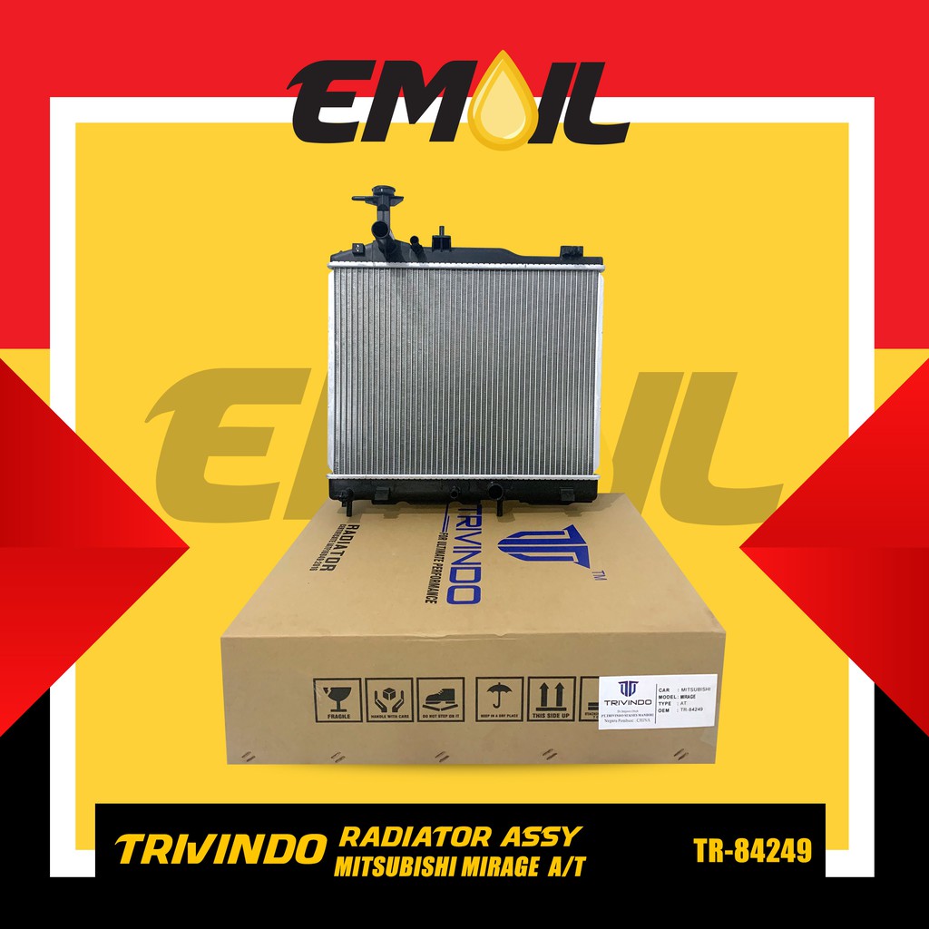 Radiator assy Mitsubishi Mirage AT AUTOMATIC TR-84249 Trivindo