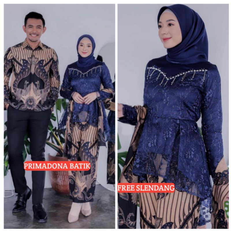 Couple Kebaya Modern Baju Wisuda Tunangan Lamaran Terbaru Baju Batik Brokat Couple