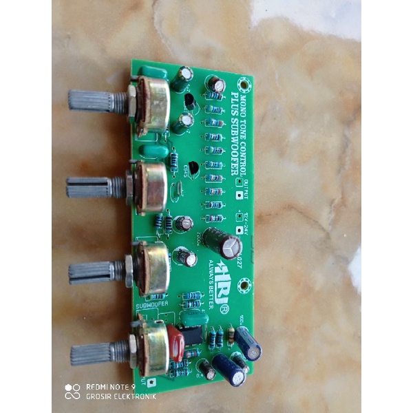 tone control mono plus subwoofer