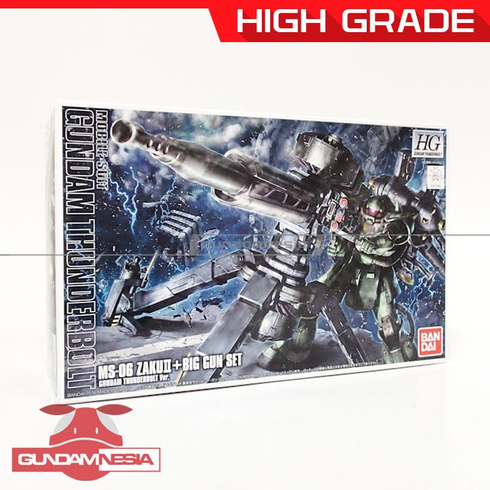 [HG] Zaku II + Big Gun (Gundam Thunderbolt Anime ver.)