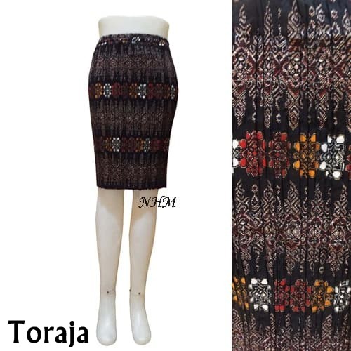 Rok Span Plisket Pendek Terbaru, Rok Bawahan Kebaya, Rok Plisket Batik