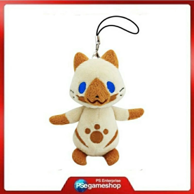 Monster Hunter MHX Airou Mini Maskot Plush Doll