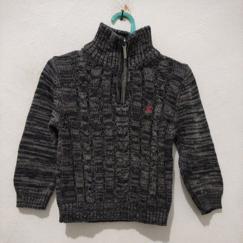Sweater half zipper baby size 3/6M brand Nautica (preloved)