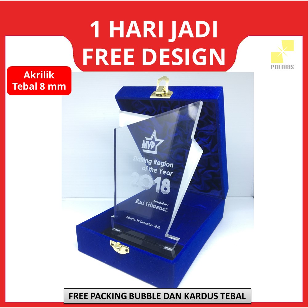 20x15 CM PLAKAT AKRILIK + BOX MURAH - CUSTOM PLAKAT PIALA AKRILIK TROPHY VANDEL ACRYLIC - PLAKAT WISUDA KADO ANNIVERSARY PIALA PENGHARGAAN