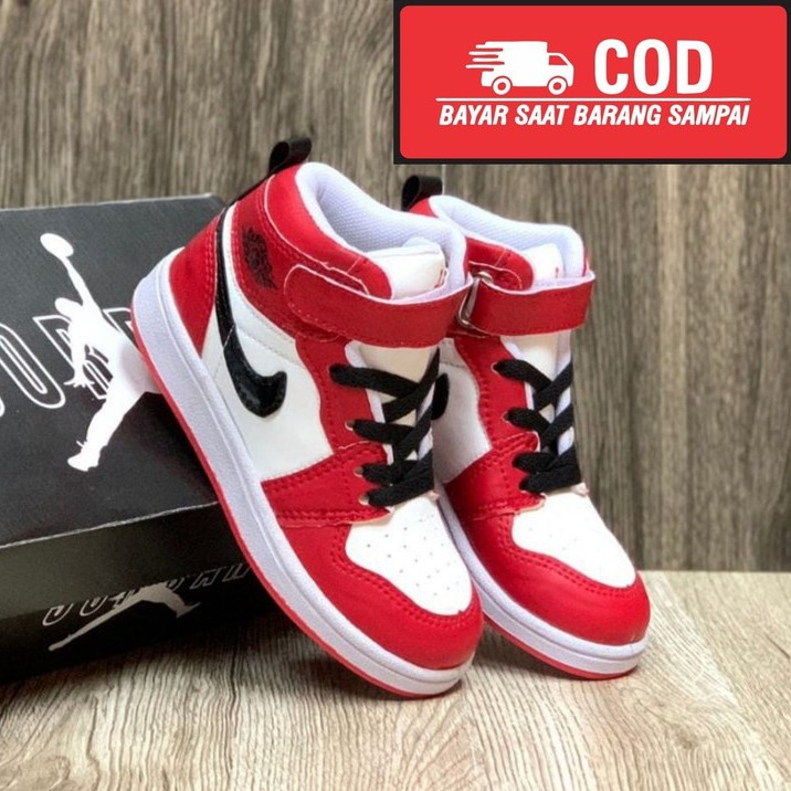 Sepatu Anak Laki laki Perempuan nike Air Jordan High Model Terlaris