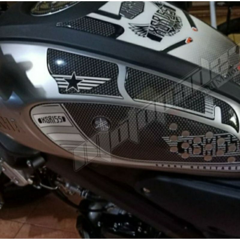 Stiker Sticker Resin Timbul Tankpad Tank Protector Yamaha XSR 155