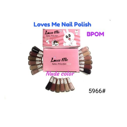 cutek nail polish KUTEK loves me  pewarna kuku BPOM 5966 nude