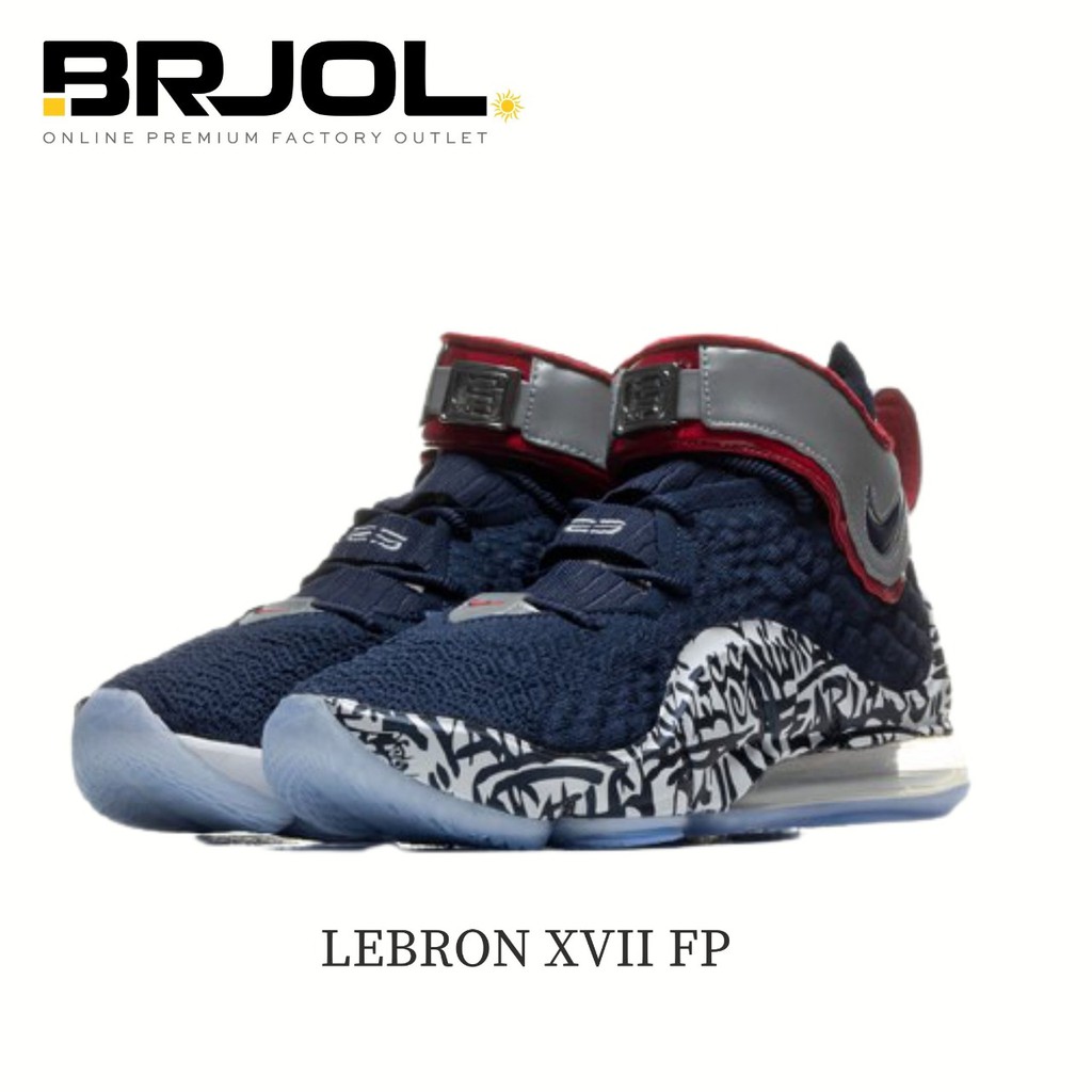 SEPATU BASKET PRIA ORIGINAL NIKE LEBRON XVII FP CT6047400 HITAM