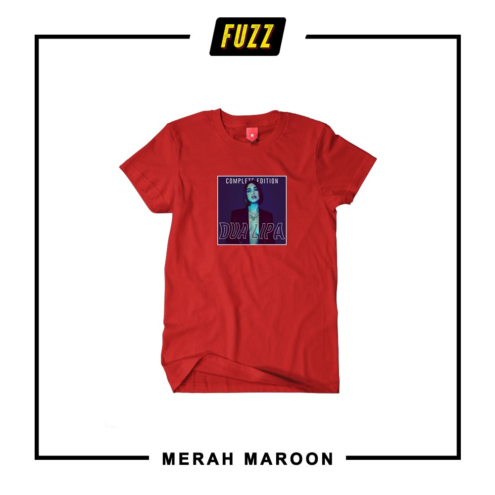 Kaos Dua Lipa Baju Distro Musik Band T Shirt Complete Edition Unisex Pakaian Pria Dan Wanita Murah