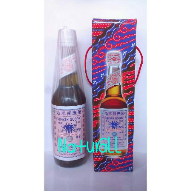 Minyak Gosok Cap Tawon ASLI Tutup Putih 330 ml