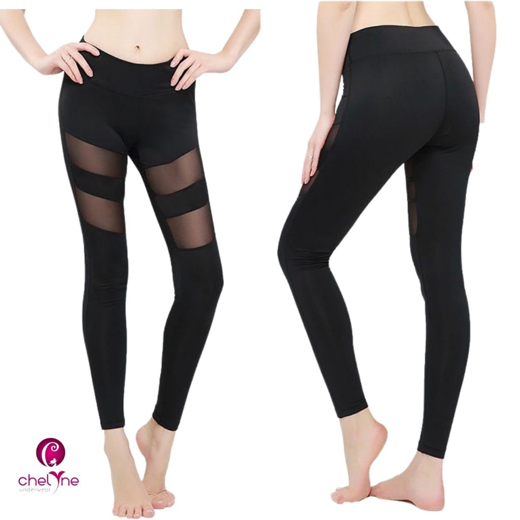 Legging Sport Panjang T925 Celana Olahraga Tile - By Chelyne