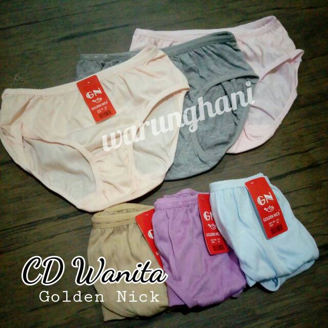 CD Wanita Golden Nick GN Celana Dalam Wanita Dewasa Perempuan Underwear Murah Berkualitas Original