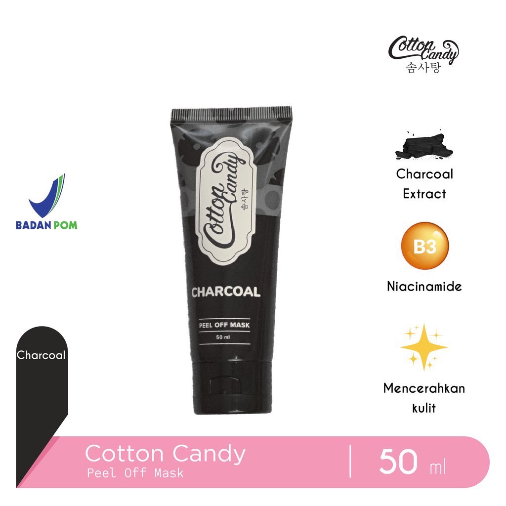 COTTON CANDY Charcoal Peel Off Mask 50 ml