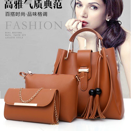 &quot; TAS HAPPY &quot; (3IN1) TAS FASHION WANITA IMPORT DC3015 BQ1889 BTH3015 LT1205 FB2015 GT1603 CR7210