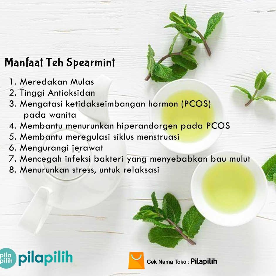 

[KODE RZH] Pure Organic Spearmint Tea, Teh Daun Spearmint Natural Alami, Bantu Seimbangkan Hormon Wanita PCOS