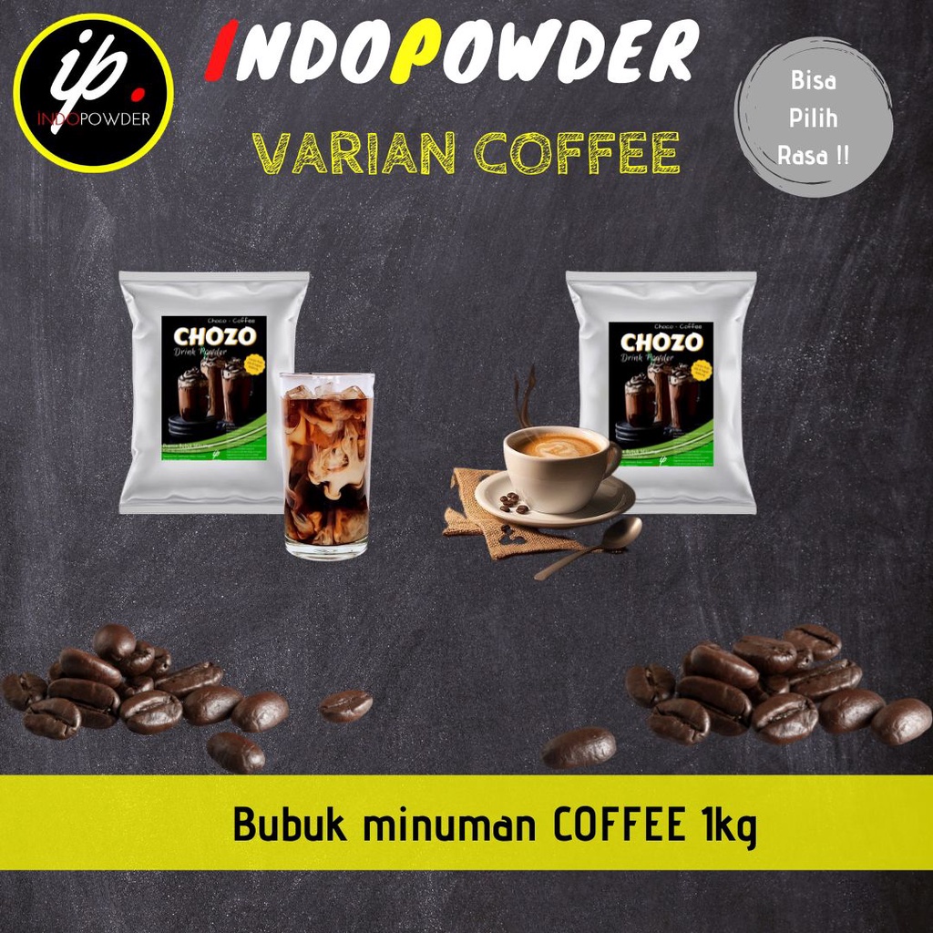 Bubuk minuman aneka rasa coffee 1kg/bubuk minuman rasa kopi /bubuk minuman coffee pilih varian rasa