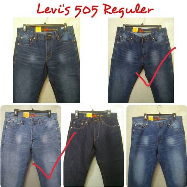 Levis Jeans Mens (Reguler 505) 100% ORIGINAL Celana Levis Murah