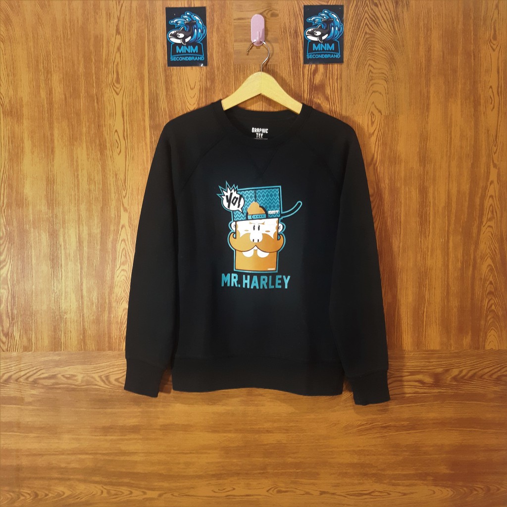 CREWNECK GRAPHIC TEE LOGO Mr.HARLEY