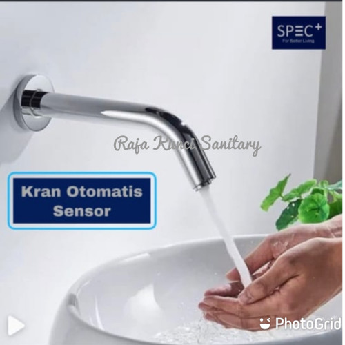 Kran Tembok Sensor/Kran Wastafel Sensor/Otomatis/Automatic Kuningan