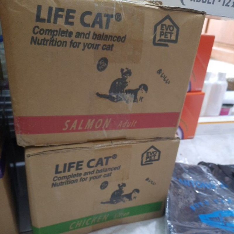 LIFE CAT POUCH 1DUS/24PCS MAKANAN KUCING