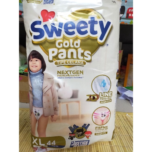 Sweety gold pants S66 M60 L54 XL44 XXL36