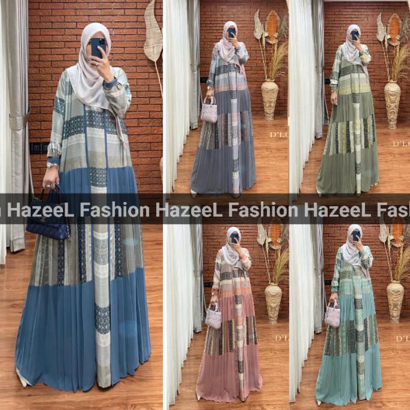 READY NEW ORIGINAL GOOD QUALITY D'LOVERA HARAYA 2 DRESS DLOVERA BY OLLA