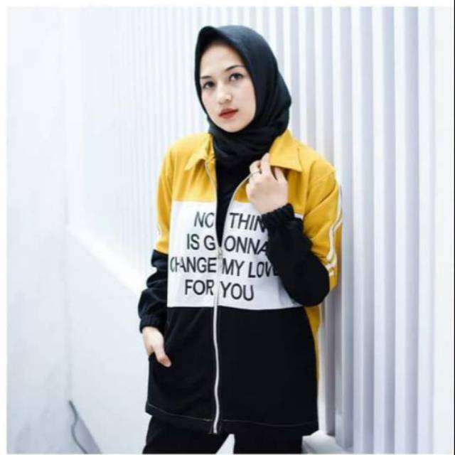 JAKET KANVAS CEWEK /WANITA KEKINIAN / NOTHING/ ORIGINAL JAKET WANITA