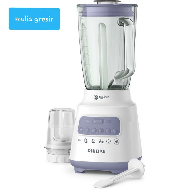 Blender Philips Kaca 2L Isi 2 HR 2222 Philips Blender