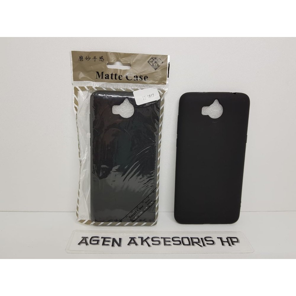 Slim Black Matte Huawei Y5 2017 Huawei Y5III Y5 3 5.2 inchi Baby Skin Soft Case Anti Glare Anti Si