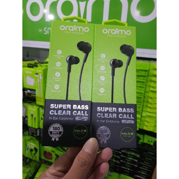 ORAIMO OEP-E26 dan E320s SUPER BASS clear call headset/hansfree