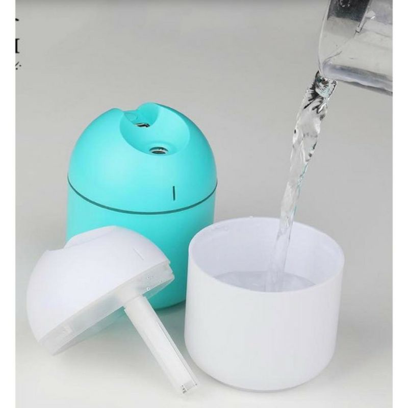 Humidifier LED aromaterapi diffuser pengharum penyejuk pewangi ruang mobil elektrik lampu RGB