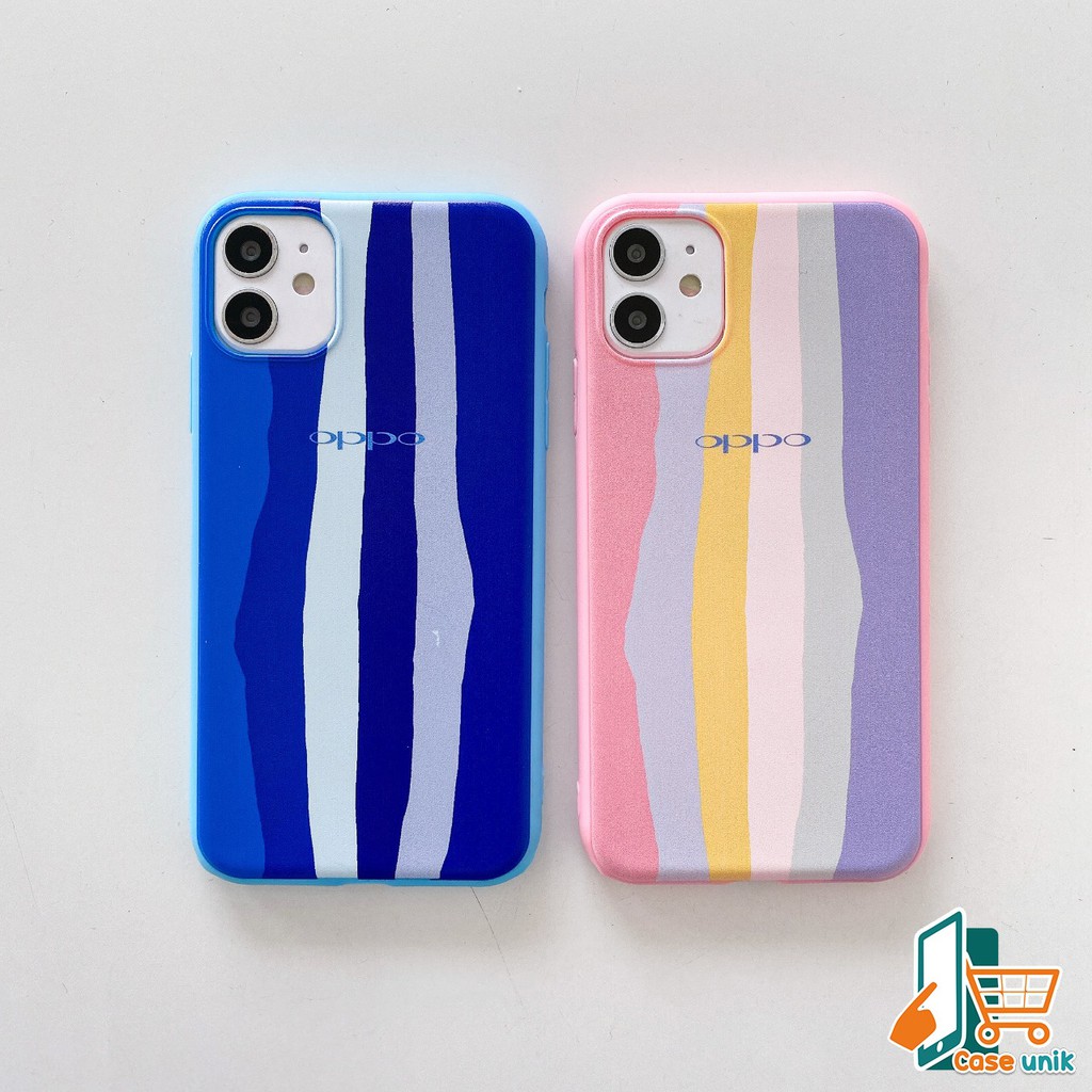 SS046 CASE RAINBOW OPPO A31 A8 A9 A5 A15 A15S A52 A92 A53 A33 A54 A71 RENO 4 4F 5F A94 2020 CS2327