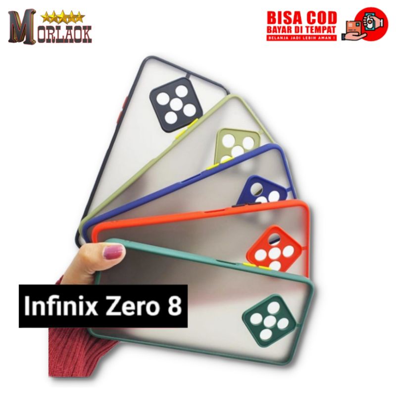 Case Infinix Zero 8 Dove Aero Softcase Casing HP Infinix Zero 8